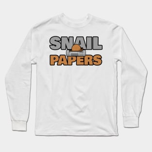 Snail Papers Long Sleeve T-Shirt